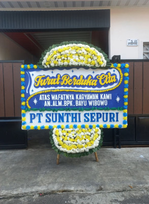 Papan Bunga Duka di Merakurak